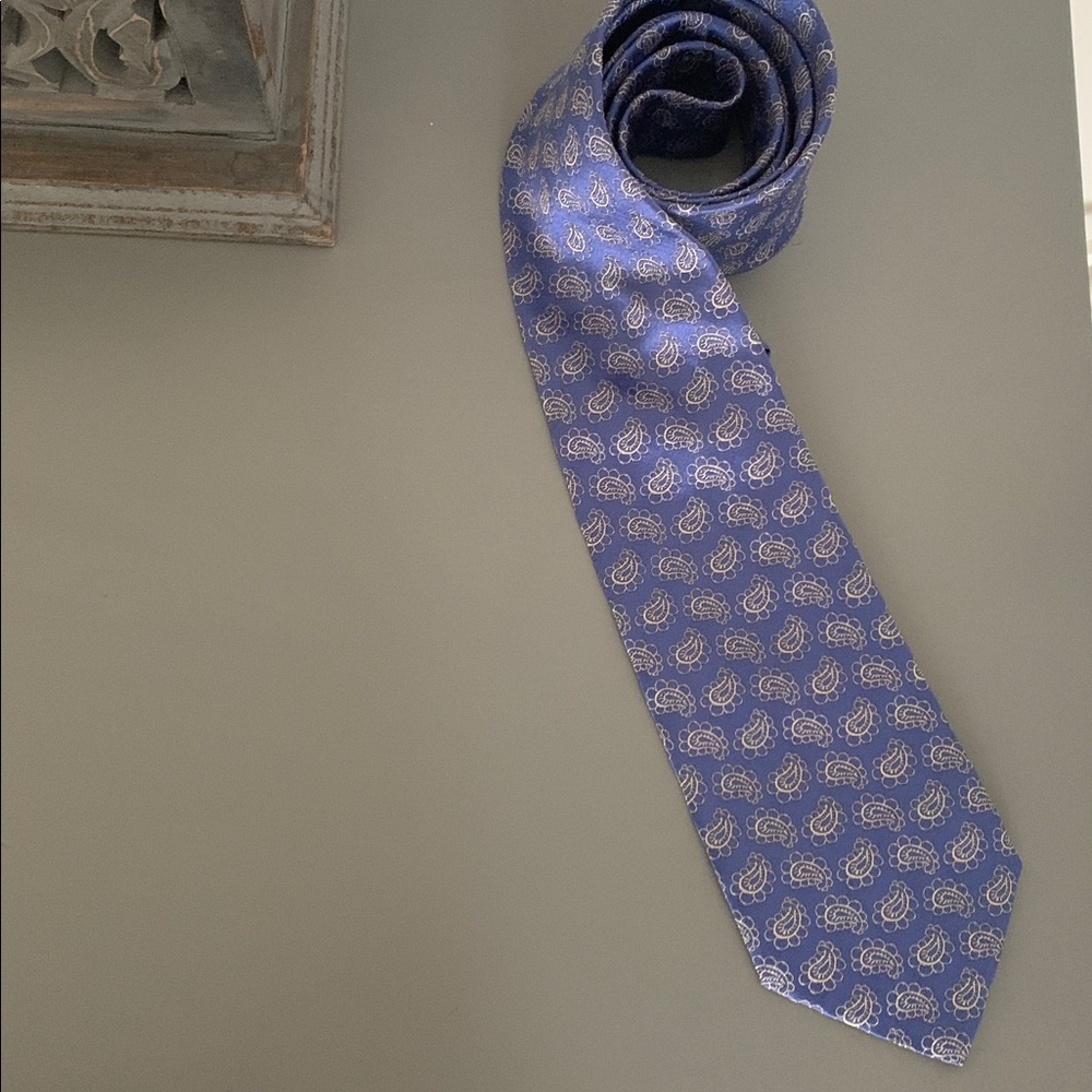 🎁Valentino Designer blue Paisley Men's Tie